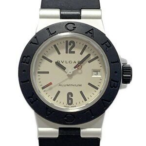 BVLGARI Aluminum AL29A L**** Black Women's Wrist Watch
